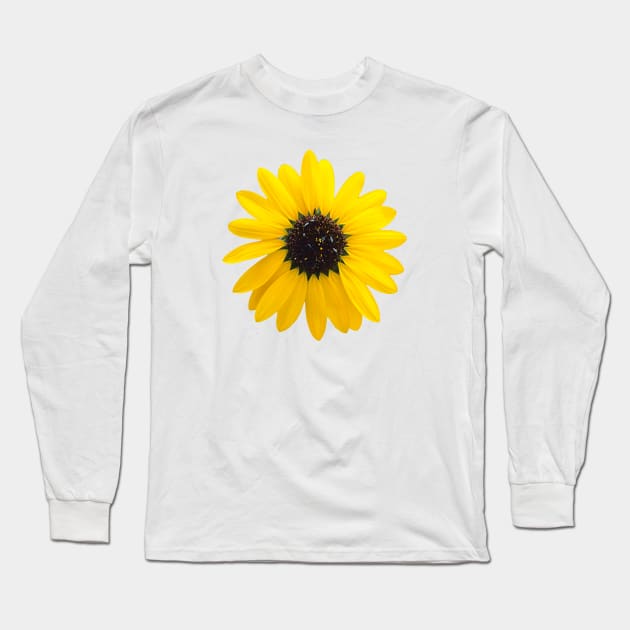 sunflower blossom design Long Sleeve T-Shirt by pholange